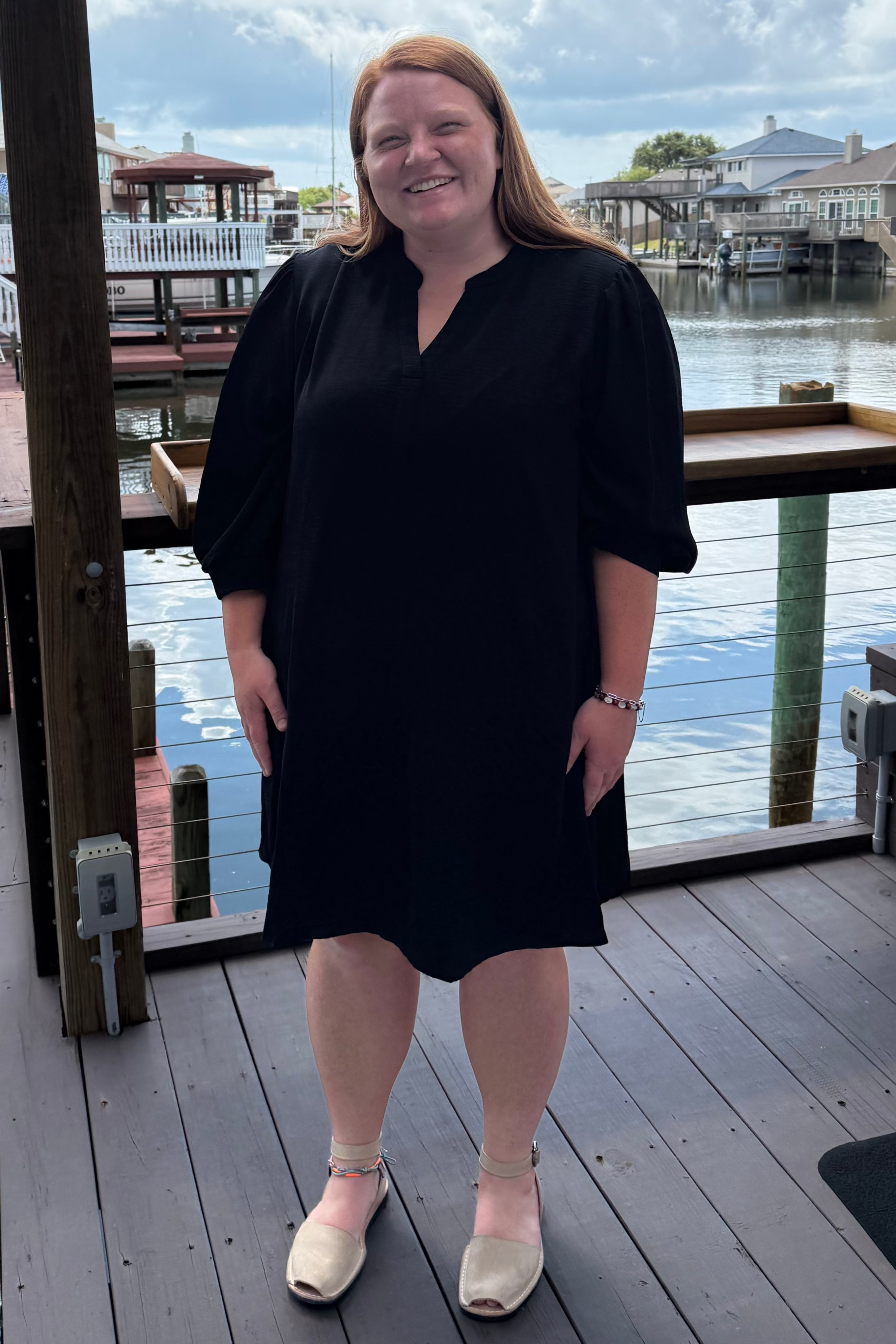 Rachel Peasant Dress (Plus)