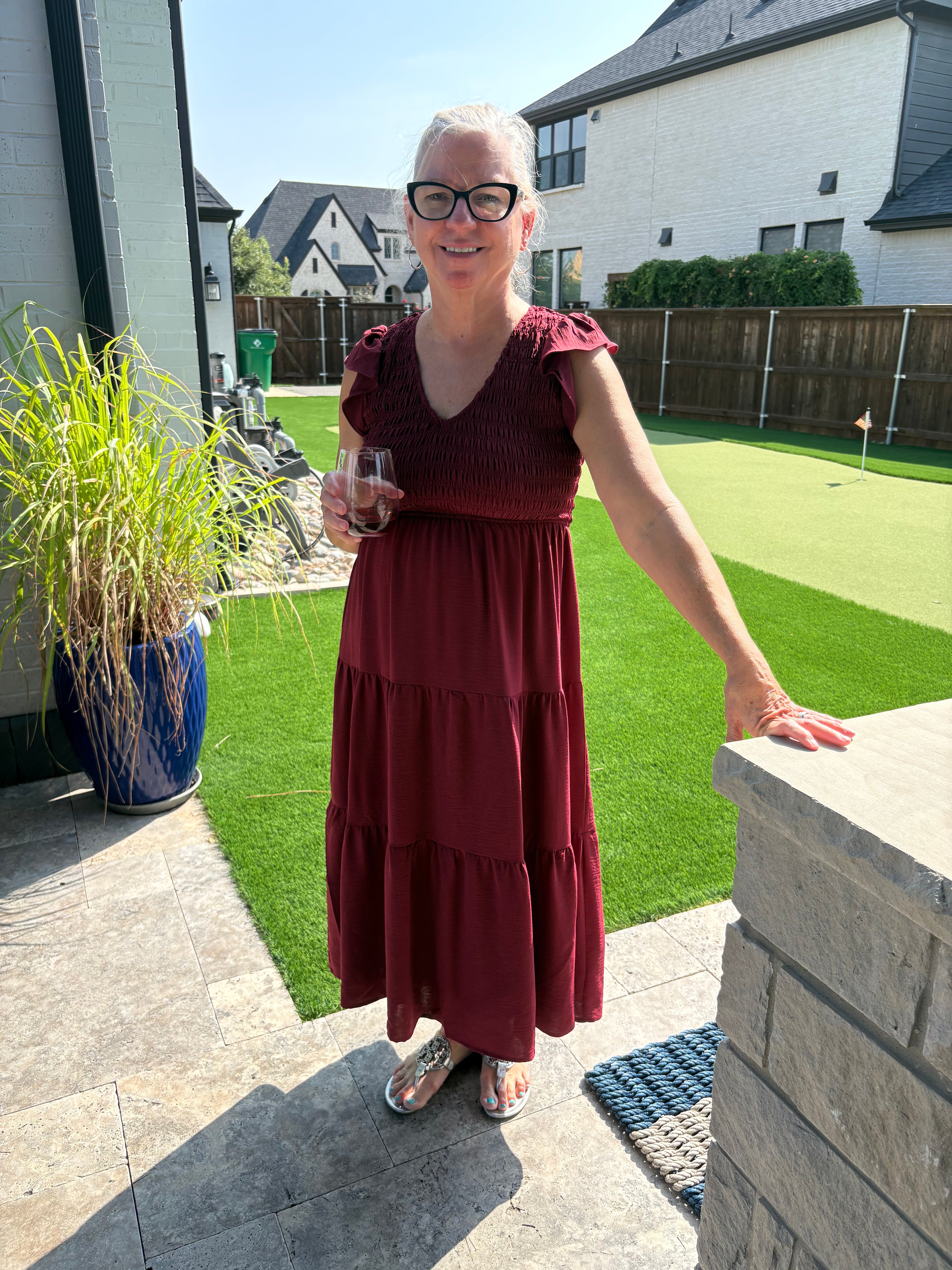 Lizzie Flutter Sleeve Dress