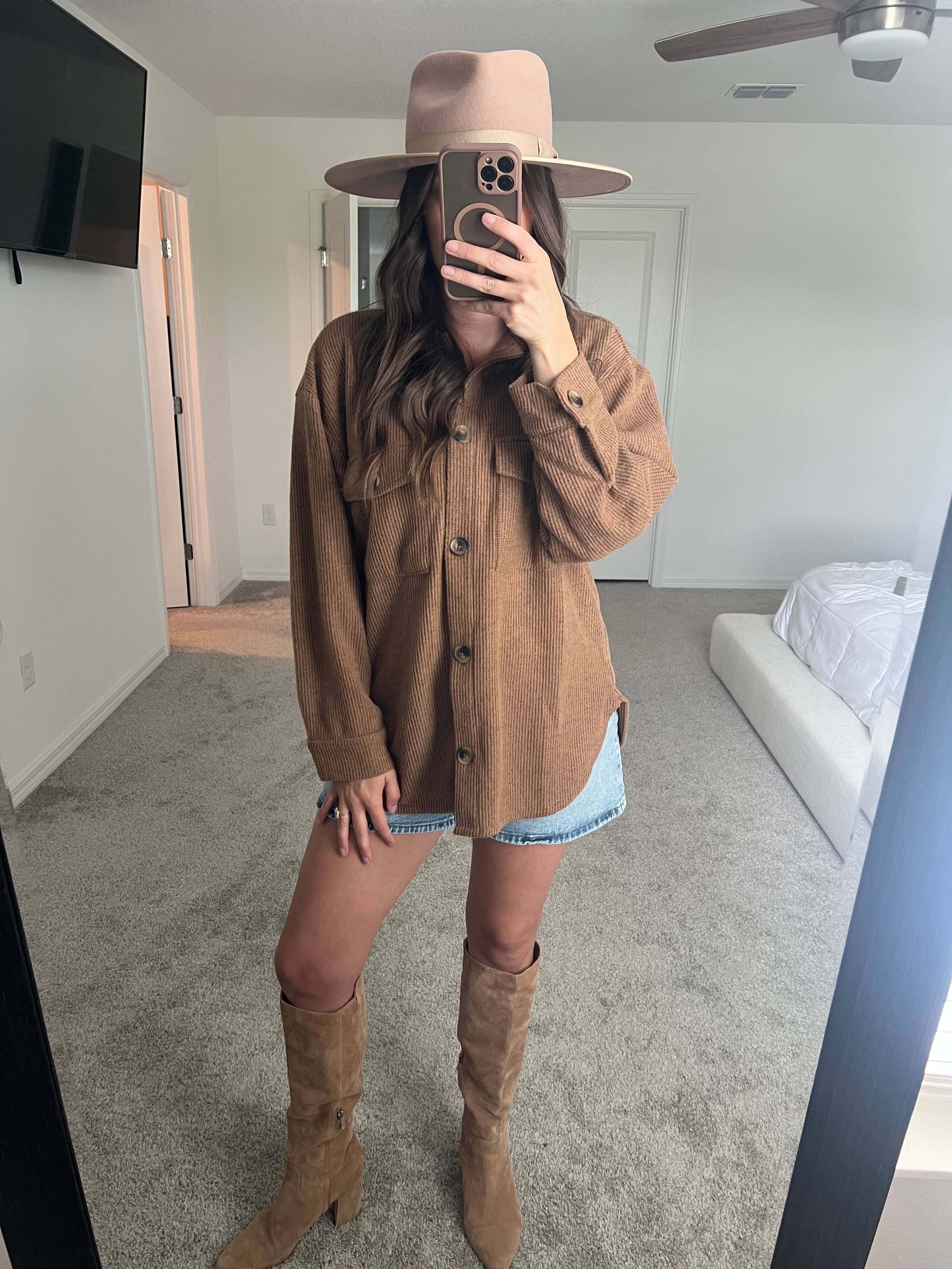 Laurel Shacket - Mocha