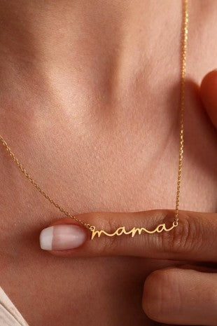 Mama Dainty Chain Necklace