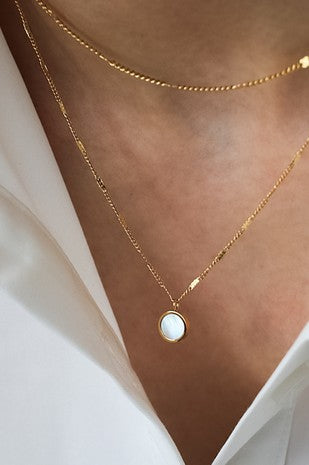 Dainty Chain Charm Necklace