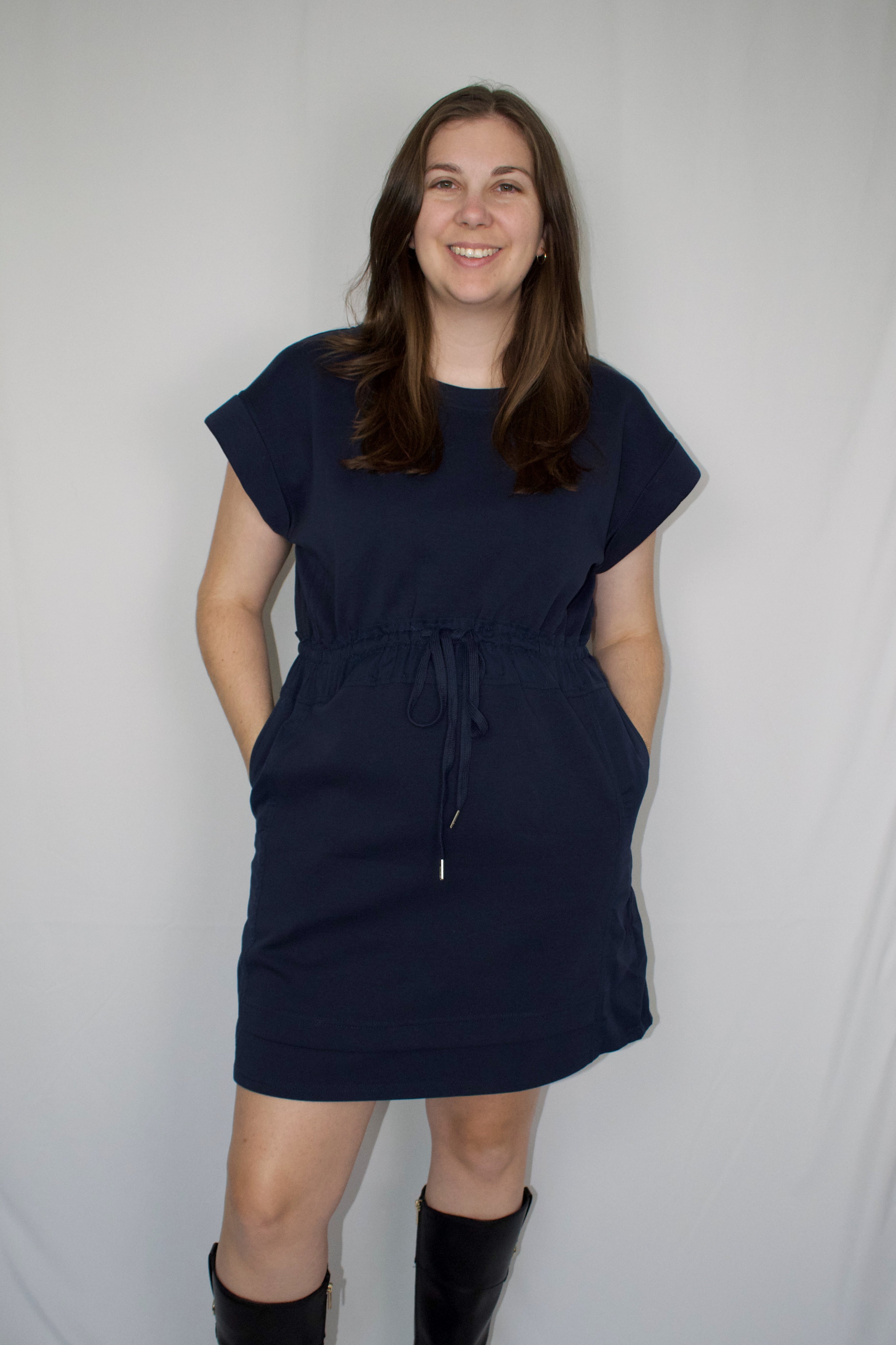 Danielle Drawstring Dress (Plus)