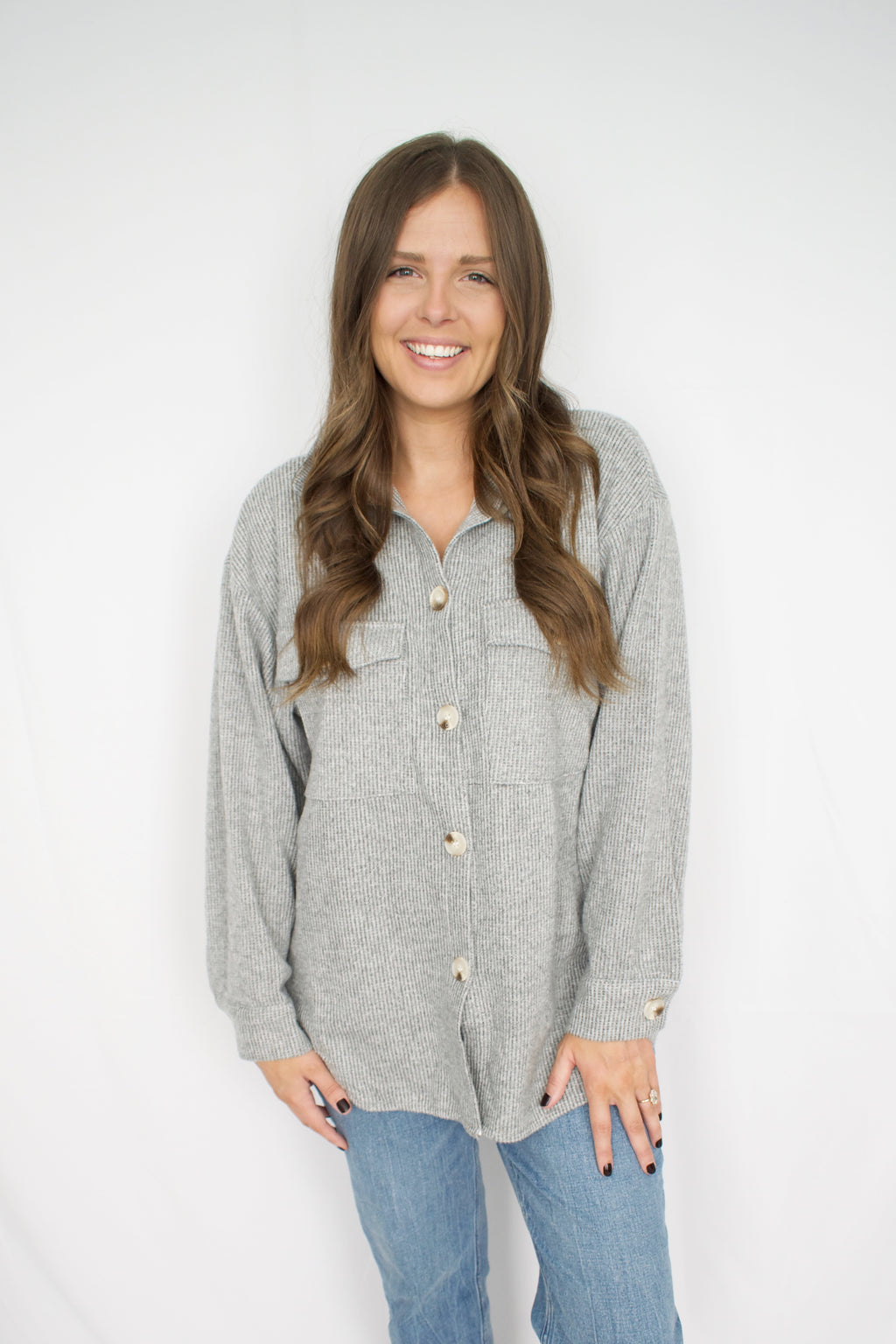 Lauren Shacket - Heather Grey (Plus)