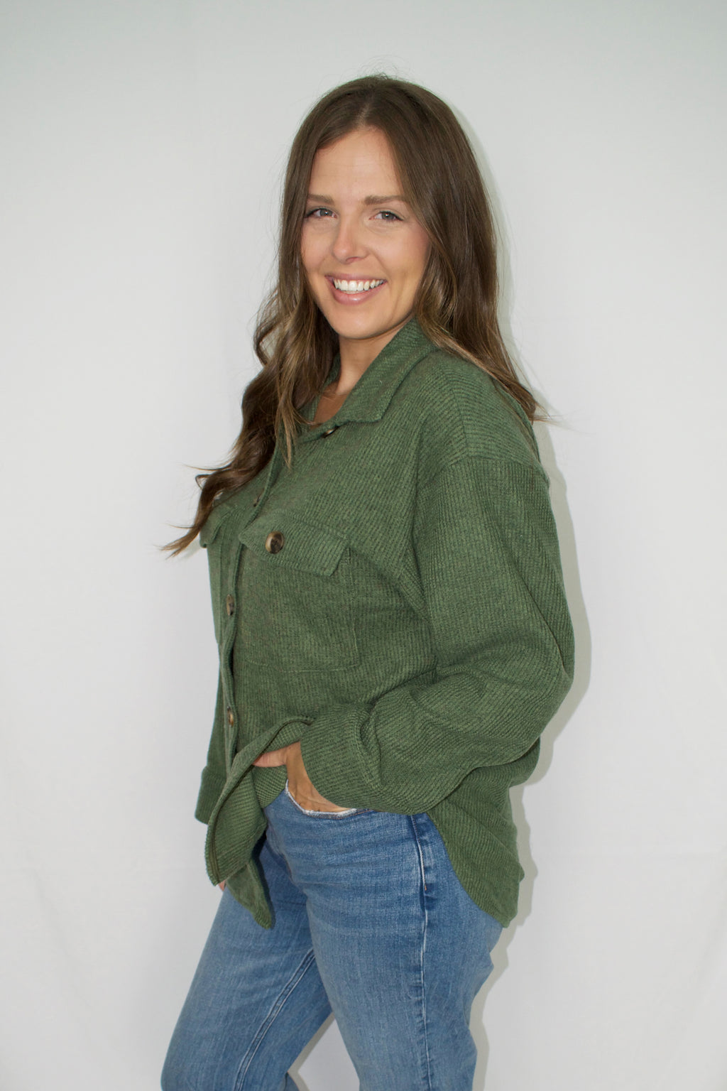 Lauren Shacket - Forest Green (Plus)