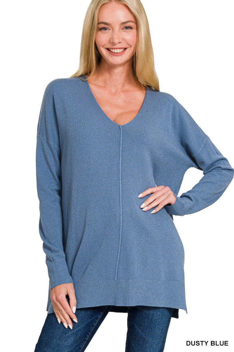 Stef Sweater - Dusty Blue