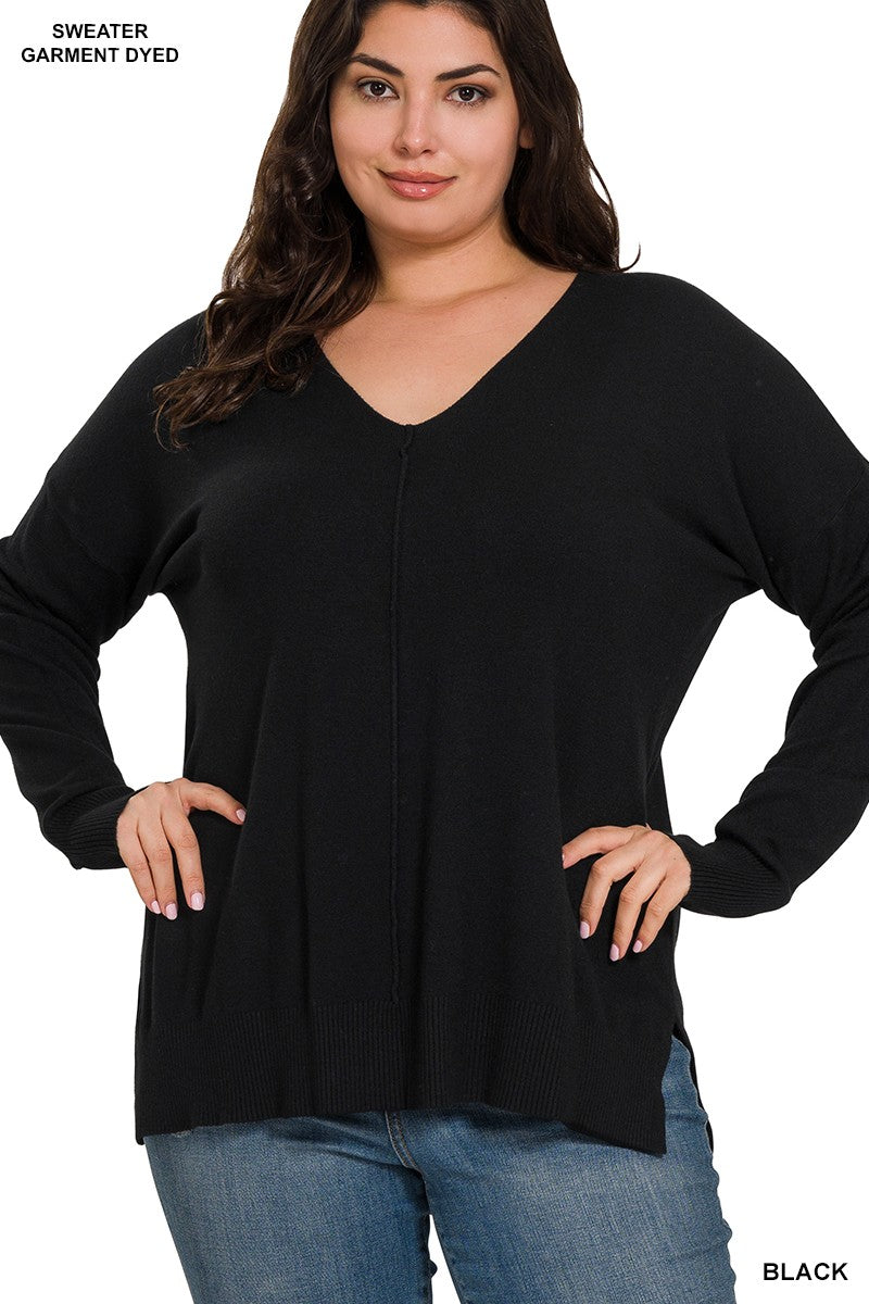 Stephanie Sweater - Black (Plus)