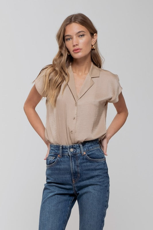 Jess Button Up Top